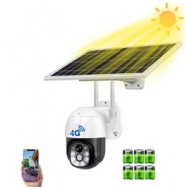 4G Solar PTZ WIFI Camera 2 way Audio Outdoor Waterproof Camera