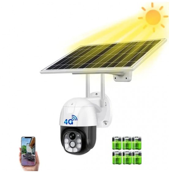 4G Solar PTZ WIFI Camera 2 way Audio Outdoor Waterproof Camera